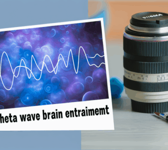 alt_text: A calming cover depicting theta brainwaves, blending science with tranquil blue and purple tones.
