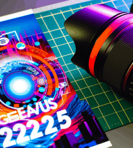 alt_text: "Vibrant cover for 'Genius Wave Discount Code 2025' with tech-inspired elements and bold design."