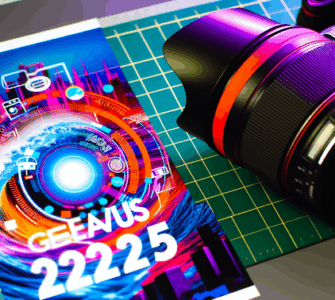 alt_text: "Vibrant cover for 'Genius Wave Discount Code 2025' with tech-inspired elements and bold design."