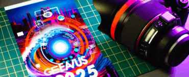 alt_text: "Vibrant cover for 'Genius Wave Discount Code 2025' with tech-inspired elements and bold design."