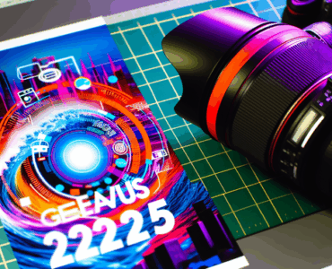 alt_text: "Vibrant cover for 'Genius Wave Discount Code 2025' with tech-inspired elements and bold design."